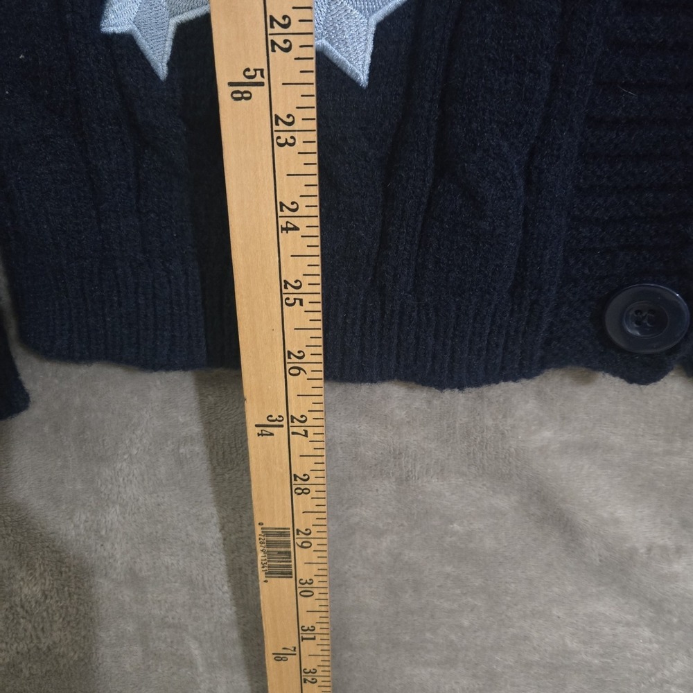 Taylor Swift Midnights Cardigan Navy Blue Stars Cozy Sweater Size XL / 2XL‎ - Picture 5 of 8